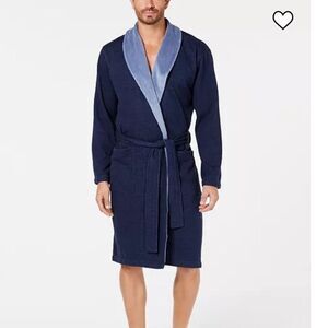 UGG Robinson Men's Navy and Light Blue Robe size XL/ XXL